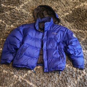 FUBU Men's Blue Puffer Jacket